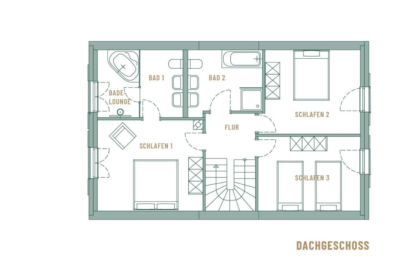 Luxus Reetdachvilla mit 3 Schlafzimmern, Sauna und Kamin F08 Dranske Exterior foto